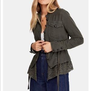 Free People - NWOT military style jacket